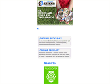 Tablet Screenshot of metalesazteca.com